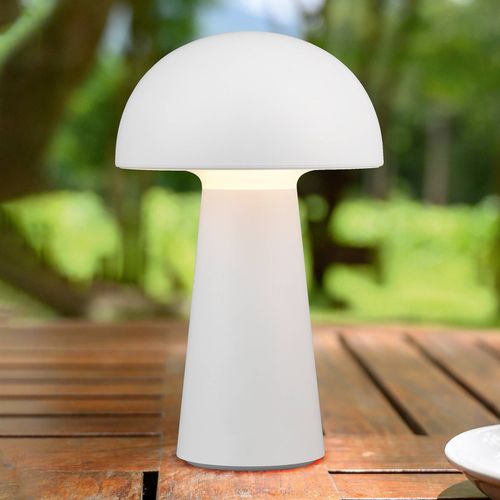 Lampe  Poser Led Lennon Avec Batterie, Blanche