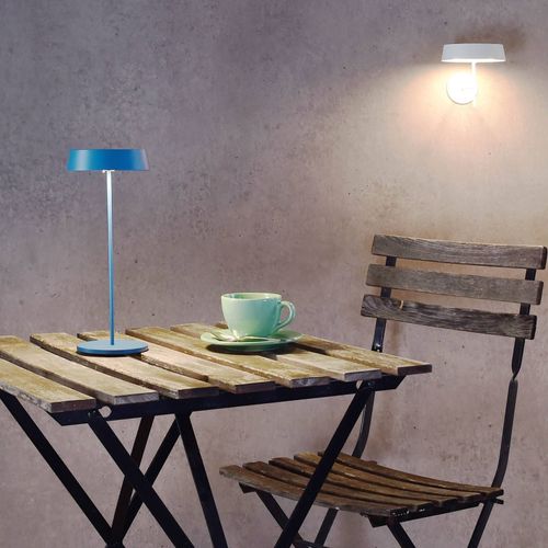 Lampe  Poser Led Miram Batterie, Dimmable, Bleue