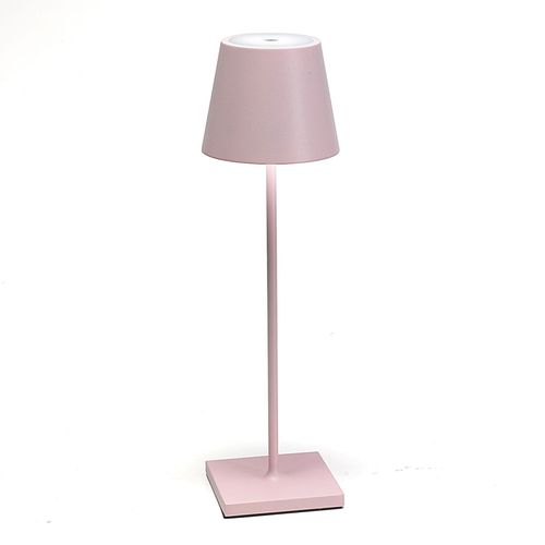 Lampe  Poser Led Poldina Batterie, Portable, Rose