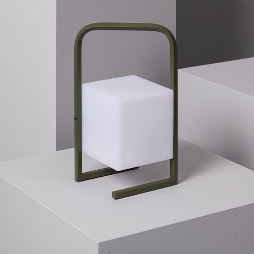 Lampe  Poser Led Portative Extrieure 2.5w Tiber Avec Batterie Rechargeable Usb Vert Kaki
