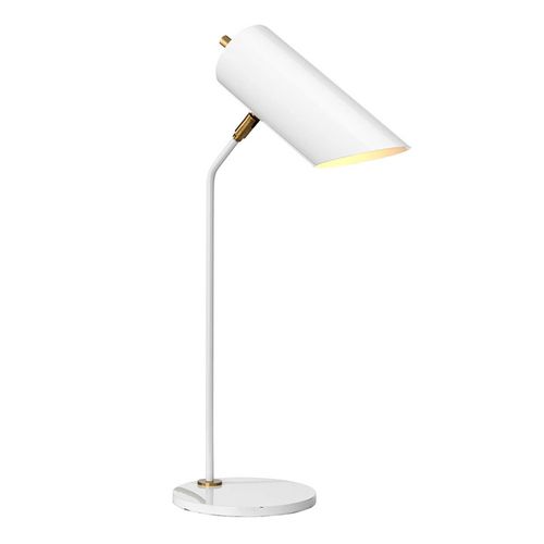 Lampe  Poser Quinto, Blanc/Laiton Ancien