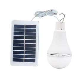 Lampe ampoule à énergie solaire LED USB ou lanterne de charge solaire avec  crochet Portable pour camping jardin d'urgence randonnée poulailler 5W  600mAh