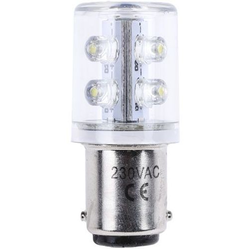 Lampe, Ba15d, 230 V C.A., Blanc, 6 Leds , Intensit: 150 Mcd