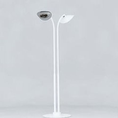 Lampe Chauffante Infrarouge Double Tte 2 X 2000 W - Blanc/Chrome