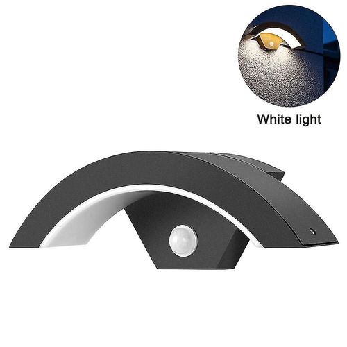 Lampe D'extrieur  Led 18 W Avec Dtecteur De Mouvement, Applique Murale D'extrieur, Lumire Blanche Chaude
