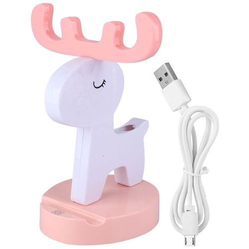 Lampe De Bureau Led Flexible A 3 Niveaux De Luminosite Reglable, Interrupteur Tactile (Rose)