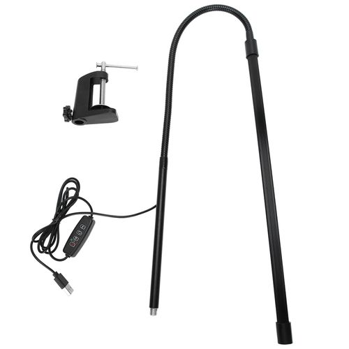 Lampe De Bureau Led Flexible A Bras Long, Lampe De Tatouage, Lampe De Lecture A Intensite Variable Pour Nail Art
