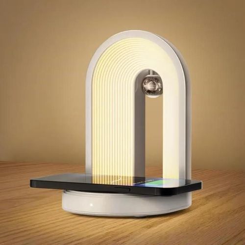 Lampe De Chevet Chargeur Sans Fil 15w, Lampe De Table Avec 2 Modes De Couleur Et Intensit Variable, Lampes Tactiles Pour Chambre