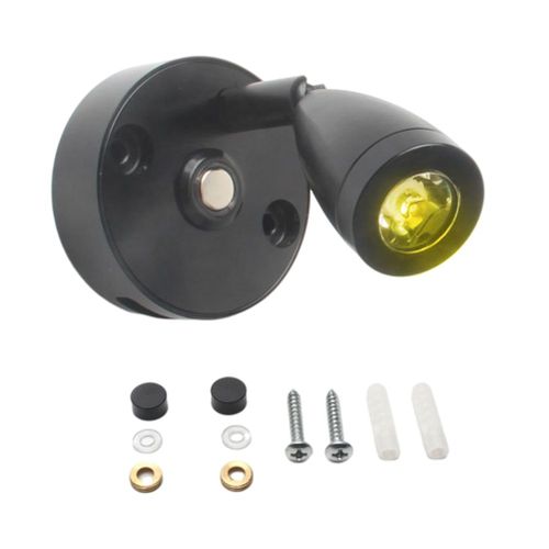 Lampe De Lecture A Led Pour Camping-Car, Bateau, 3 Couleurs, Intensite Variable, Avec Interrupteur Tactile Et Port De Charge Usb, Dc12v-24v