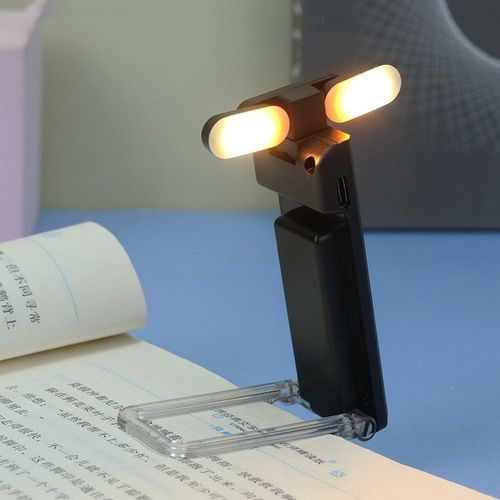 Lampe De Lecture Aste Par Usb Pour La Lecture De Nuit Dans Le Lit,Lampe Led Portable  Clipser,Signet,Lecture Dans Le Lit - Type Black #A