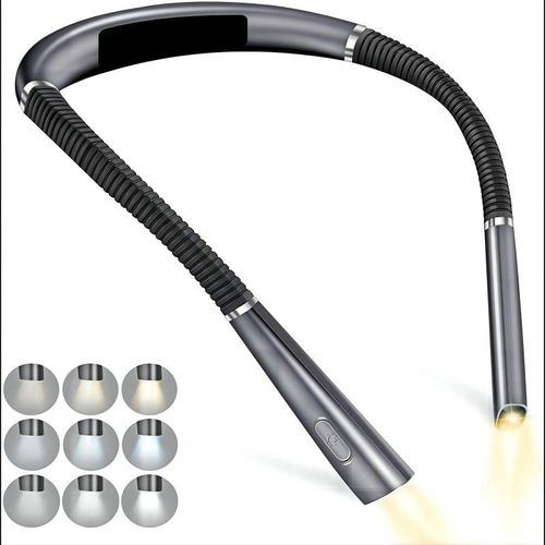 Lampe De Lecture Au Cou Pour La Lecture Au Lit,Pliable,Longue Dure,Portable,Aste Par Usb,Flexible,clairage De Livre - Type Silver #B