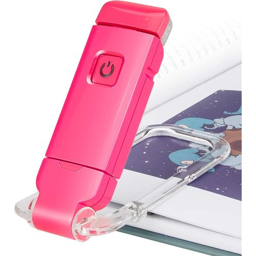 Lampe De Lecture Led  Pince, Idale Pour Lire Au Lit, Douce Pour Les Yeux, Rechargeable, Rglage De La Luminosit Pour Une Protection Optimale Des Yeux, Mage