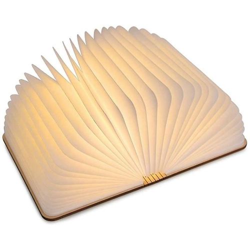 Lampe De Lecture Led En Bois, Ide Cadeau De Nol, Lampe De Lecture Magntique Pliable, Lampe De Lecture Led Rechargeable Par Usb, Lampe Dcorative Avec Piles 1800 Mah - Ve