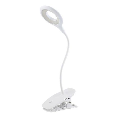 Lampe De Lecture Led, Lampe De Lecture  Pince Led Avec Capteur Tactile, Lampe De Bureau Pour Lit D'enfant, Lampe De Lecture  Pince Flexible  Col De Cygne  360, Rechargeable Par Usb