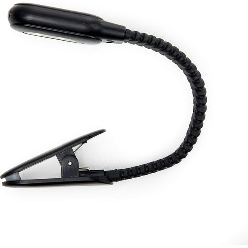 Lampe De Lecture Rechargeable  Clip- Noir- Doublemodes D'clairage