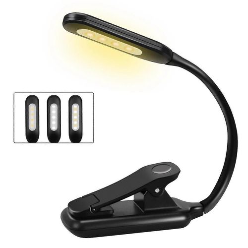 Lampe De Livre, Lampe De Lecture Rechargeable, Lampe De Livre  9 Led Compatible Avec La Lecture Au Lit Avec 3 Luminosits, Lampe De Lecture Facile  Clipser