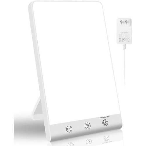 VTHW Lampe De Luminothérapie, 10000 Lux Lampe De Photothérapie Avec Fonction Mémoire & 4