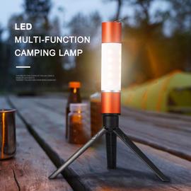 Lanterne De Camping 3-en-1 - Lampe De Poche LED Effet Flamme