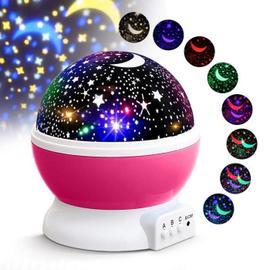 Lampe De Projection Veilleuse Bebe Etoile Projection Lumiere Enfant Lampe Chevet Avec 360 Degres De Led Pour Cadeau Bebe Anniversair Rakuten