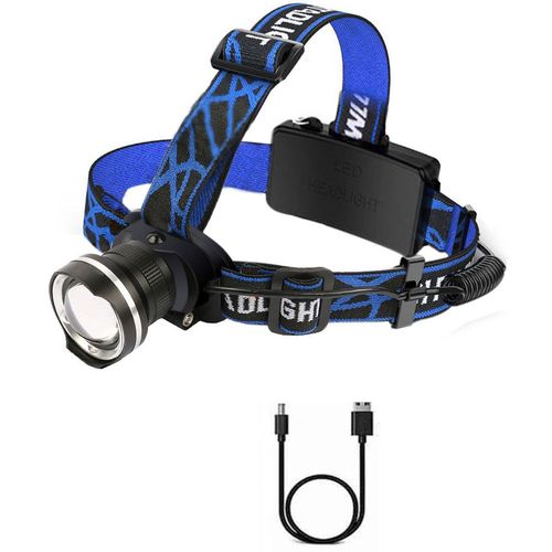 Lampe de sauna LED aste,lumire de n'aime injuste,flash de tte tanche,torche de camping et de chasse,3000LM,4 modes,18650 - Type NO Battery