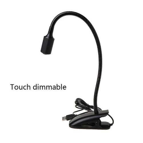 Lampe De Table Flexible Avec Clip Pour Commande Tactile Lumire Rglable Connecteur Usb