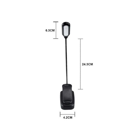Lampe De Table Led  Clipser Rglable,Lampe De Bureau Portable,Veilleuse De Lecture,Batterie 62 Flexible,tude Et Apprentissage,Chambre  Coucher - Type Style 2 #A