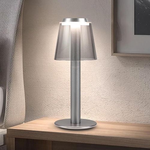 Lampe De Table Sans Fil,Led Lampe Table Rechargeable,Lampe A Poser Tactile,3 Tempratures Variable,Batterie Lampe De Table Design Interieur Pour.[G898]