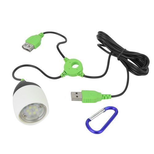 Lampe De Tente Led Alimentee Par Usb, Lumiere De Camping Portable, Blanc Chaud, Pour Les Urgences En Exterieur