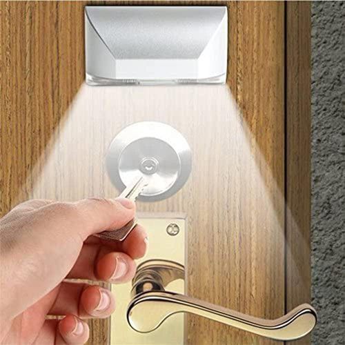 Lampe de trou de serrure alimente par batterie PIR infrarouge sans fil automatique