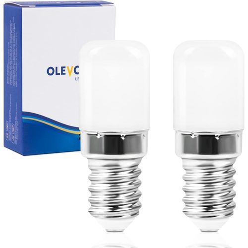 Lampe E14 Led Ampoules Rfrigrateur Blanc Froid 6000K E14 Mini Ampoule Led 210Lm 2W quivalent 20W E14 Halogne Lampe Pour Frigo Hotte Non Dimmable Ac 220-240V Lot De 2[AMP743756]