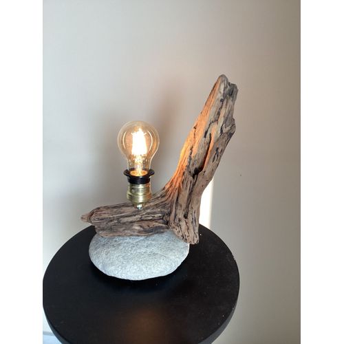 Lampe En Bois Flott