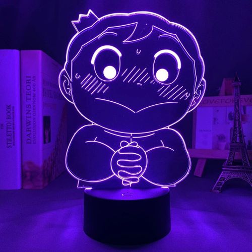 Lampe Led 3d  L'effigie Du Roi Prince Bojji, Luminaire Dcoratif D'intrieur, Idal Pour Une Chambre D'enfant Ou Comme Cadeau D'anniversaire