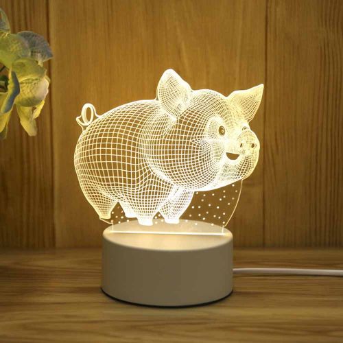 Lampe Led 3d Effet D'illusion De Princesse Pour Enfants, Luminaire Dcoratif D'intrieur, Idal Pour Une Chambre  Coucher Ou Un Bureau, Rechargeable Par Usb, Nouveau Modle