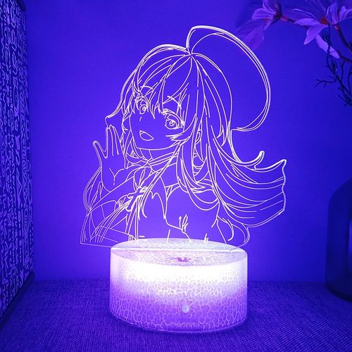 Lampe Led 3d Sekai Ni Shukufuku Wo Wiz, Luminaire Dcoratif D'intrieur, Idal Pour La Chambre D'un Enfant