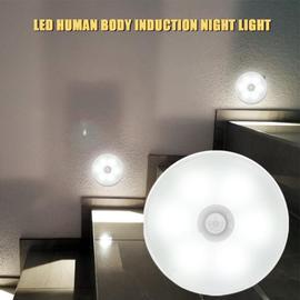 Lampe LED Sans Fil avec Detecteur de Mouvement, Luminaire Decoratif  d'Interieur, Ideal pour une Chambre a Coucher, un Placard, des Escaliers ou  un Couloir