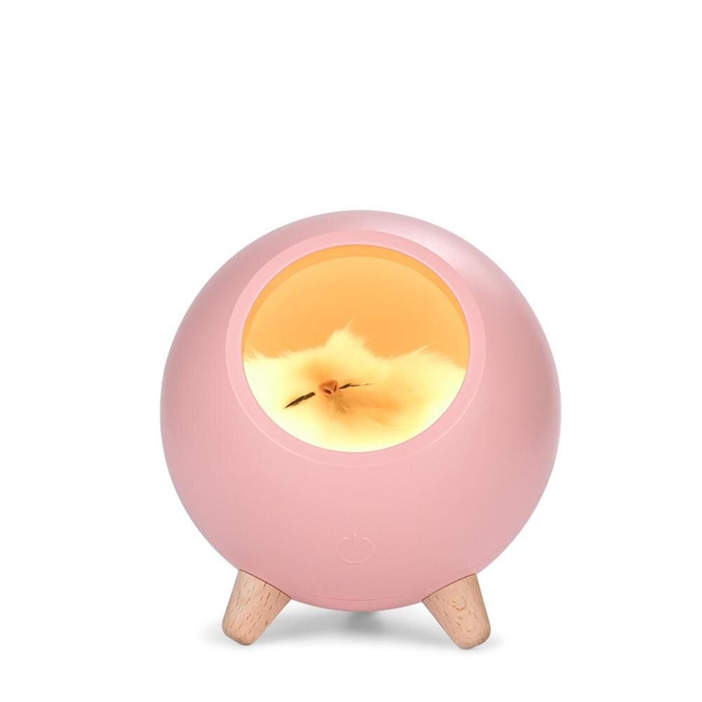 Lampe Led  L'effigie D'un Chat Mignon, Rechargeable Par Usb, Luminaire Dcoratif D'intrieur, Idal Pour Un Bureau, Une Chambre  Coucher Ou Comme Cadeau De Rve