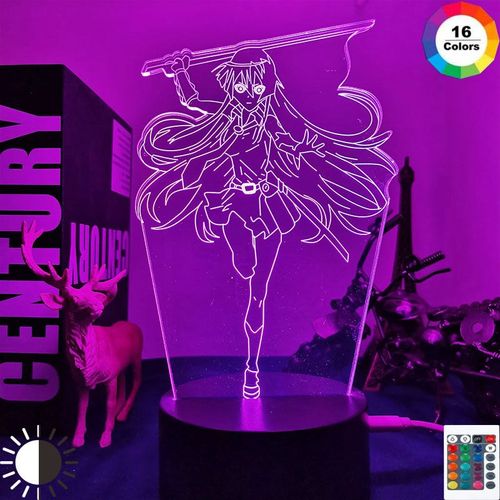 Lampe Led Akame Ga Kill Akame En 3d, Luminaire Dcoratif D'intrieur, Idal Pour Une Chambre  Coucher Ou Comme Cadeau D'anniversaire Pour Enfants