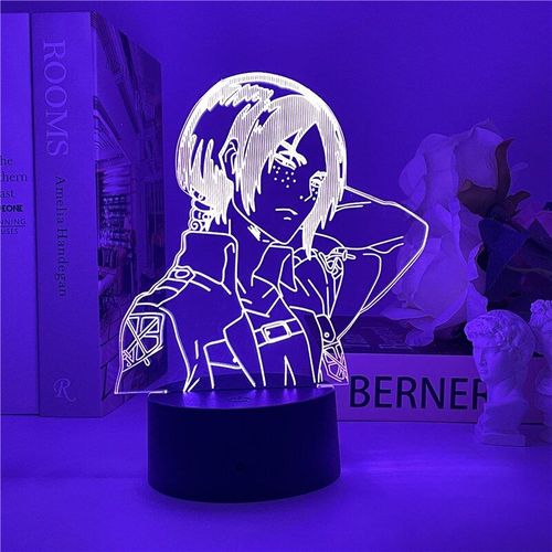 Lampe Led En Acrylique 3d, Thme Ymir Attack On Titan, Luminaire Dcoratif D'intrieur, Cadeau Idal Pour Une Chambre D'enfant