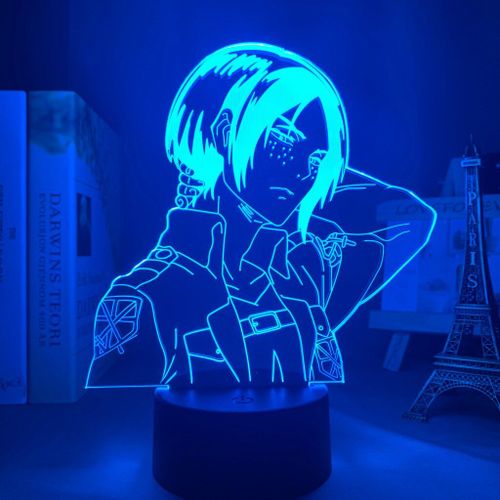 Lampe Led En Acrylique 3d Ymir L'attaque Des Titans, Luminaire Dcoratif D'intrieur, Veilleuse, Cadeau Idal Pour Une Chambre D'enfant