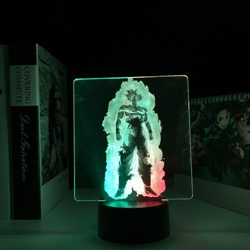 Lampe Led En Acrylique  L'effigie De Super Warrior, Luminaire Dcoratif D'intrieur, Idal Pour Une Chambre  Coucher, Deux Tons, Idal Comme Cadeau D'anniversaire