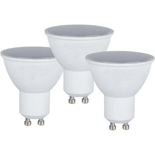 Lampe Led Gu10 5w 220v 400 Lumen, Angle De 110 Degrs, Diffuseur Opale (X3, Neutre)[Den5286091]