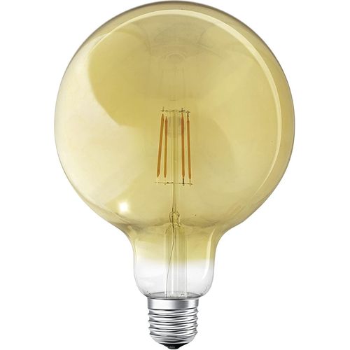 Lampe Led Intelligente Gold 6 W, 2400 K, E27, 125 Mm X 178 Mm, Technologie Wi-Fi, Ampoule  Intensit Variable Dans Le Monde Entier Contrlable Via Une Application Et Un Assistant [Amp745334]