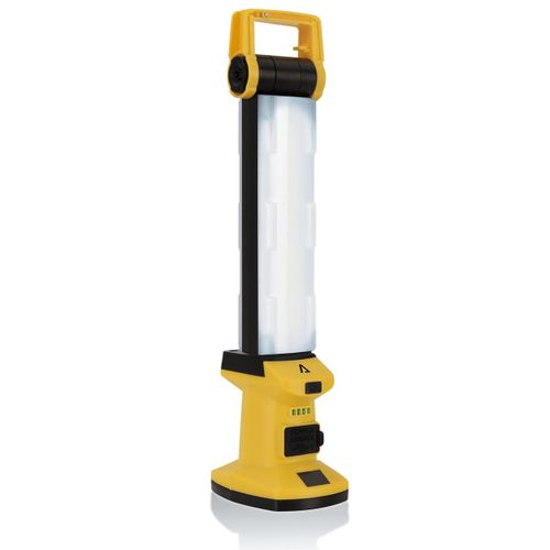 Lampe De Travail Led Portable 20w 6 Fonctions 1500lm Portee 53m 6000k Base Aimantee Ip22 Aslo