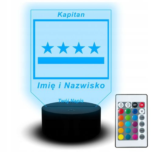 Lampe Led Pour Soldat, Grade De Capitaine, Cadeau De L'arme Polonaise