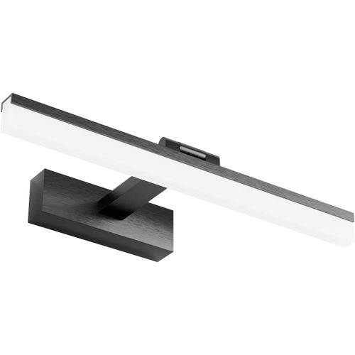 Lampe Miroir Salle De Bain,12w Applique Miroir Salle De Bain Ip44 clairage Miroir 40cm 585lm Lampe Miroir 6000k Blanc Froid Pour Miroir Armoir Tableau Toilette Meuble (Noir)