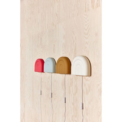 Lampe Murale Rouge En Sillicone H19x24x6,5cm