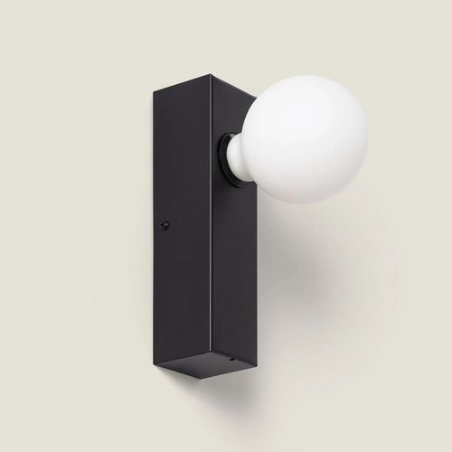 Lampe Murale Salle De Bain Mtal Aizkra Noir
