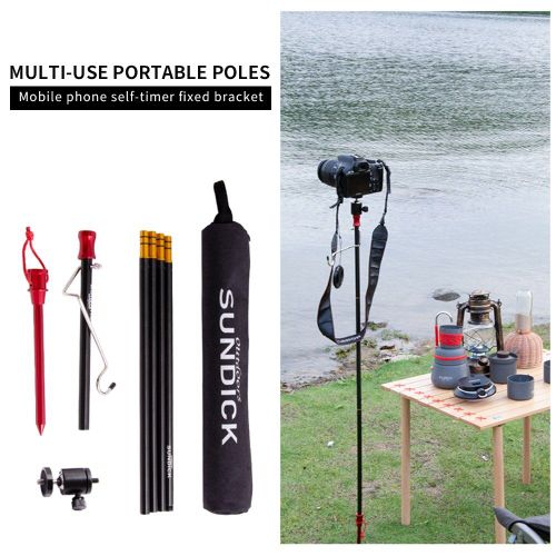 Lampe Pliante Portable Multifonction, Durable Et Pratique, Ple De Texture Classique, Support Fixe Pour Camping En Plein Air