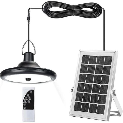 Lampe Solaire D'extrieur, 4 Modes D'clairage Et 6 Niveaux De Luminosit, Lampe Solaire Suspendue D'extrieur Avec Dtecteur De Mouvement Et Tlcommande Pour Gazebo De Jardin Bal