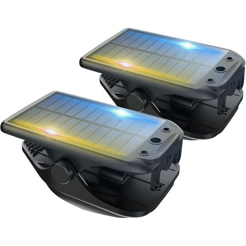 Lampe Solaire Exterieur Dtecteur De Mouvement,60 Leds 500lm 6500k Clip-On Lumire Solaire Exterieur Ip65 Impermable Avec 3 Modes De Travail Pour clairage De Chemin Clture Escalier.[Y505]